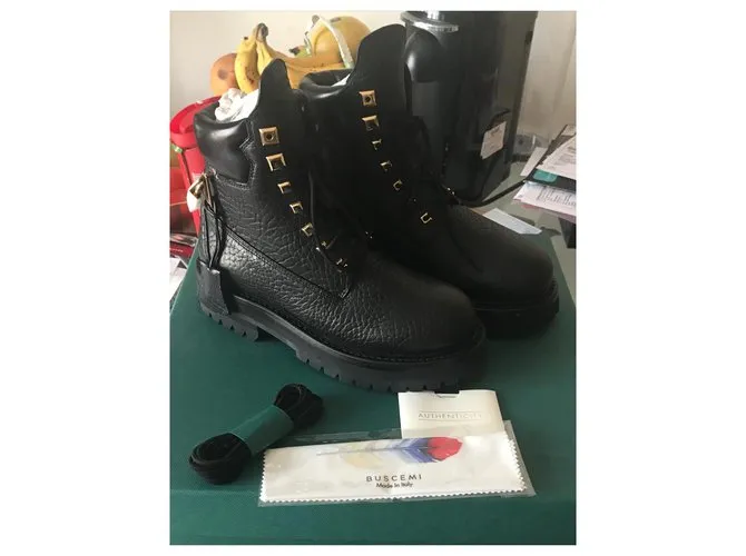 Buscemi Botines Negro 