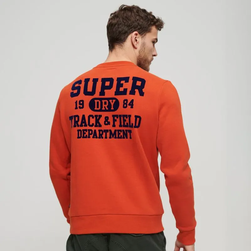 Buzo Cerrado Para Hombre Athletic Script Flock Sweat Superdry