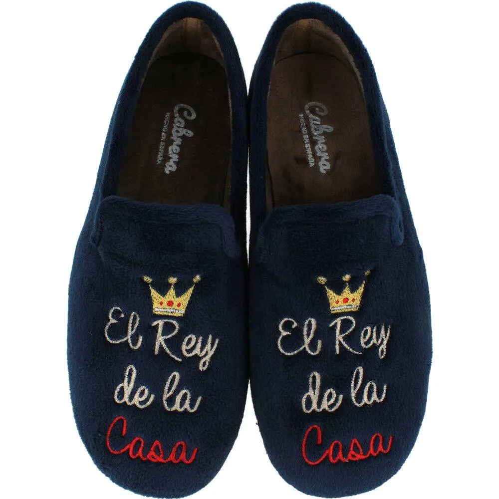 CABRERA  ZAPATILLAS DE CASA CERRADA REY DE LA CASA