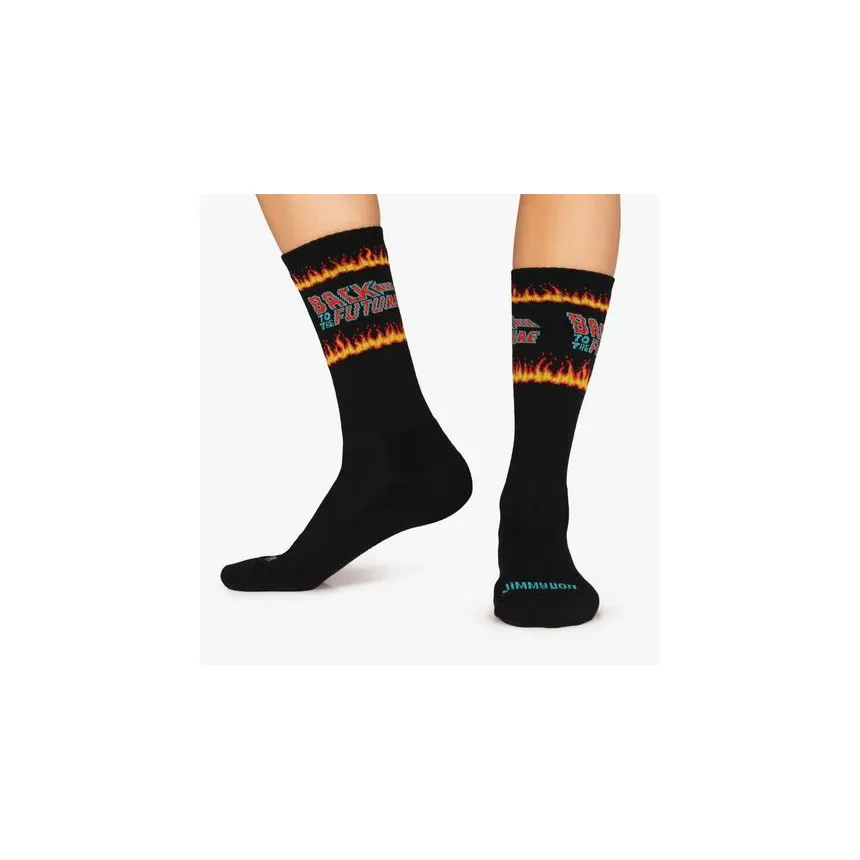 Calcetines Jimmy Lion Athletic Fire Unisex Negro 