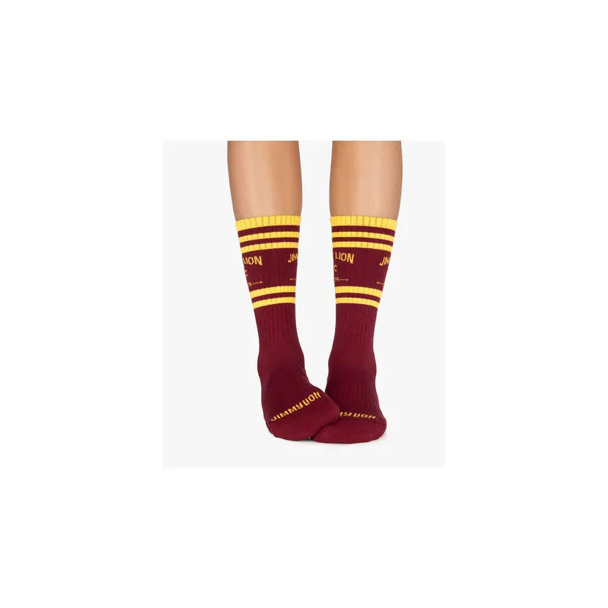 Calcetines Jimmy Lion Athletic NYC Unisex Granate