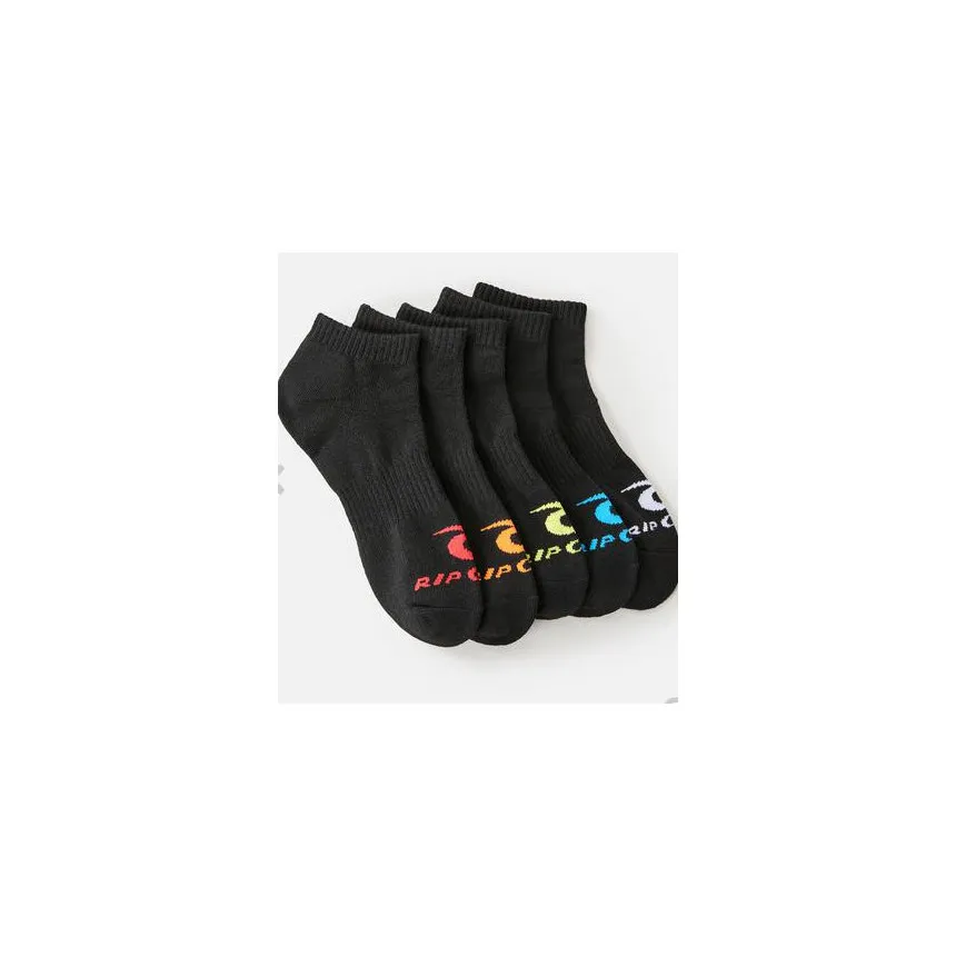 Calcetines Tobilleros Rip Curl 5 Pack Unisex 