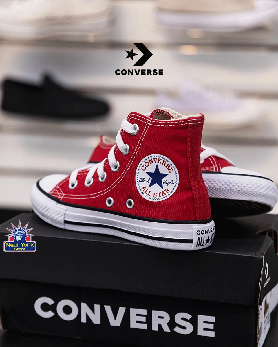 CALZADO CONVERSE BOTA INFANTIL ROJO Cod:CK00040004
