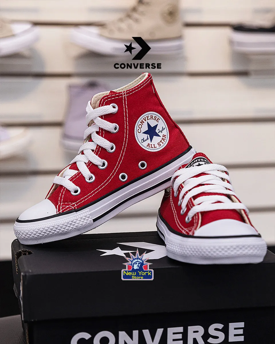 CALZADO CONVERSE BOTA INFANTIL ROJO Cod:CK00040004