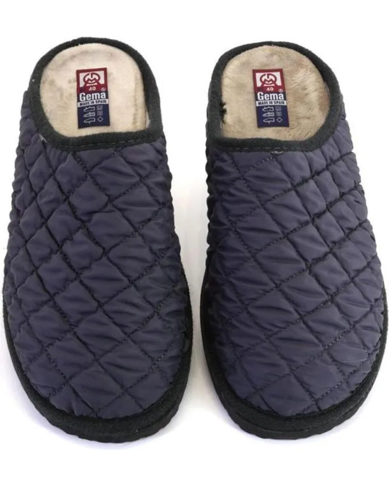 CALZADO DE CASA GEMA COMFORT  DE HOMBRE GEMA 30051 ZAPATILLAS DE CASA DE HOMBRE  GRIS