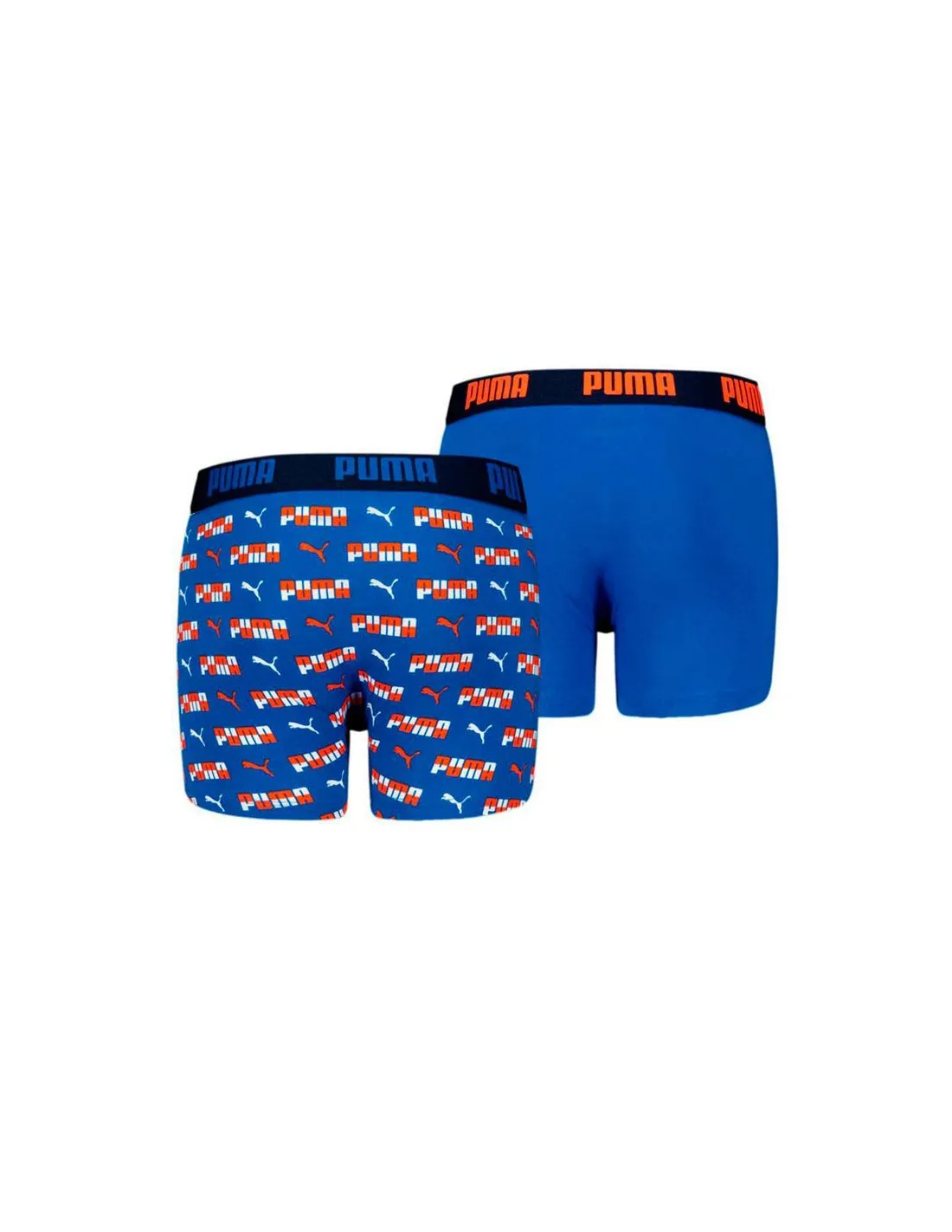 Calzoncillos Puma Printed 2P Infantil Azul combo