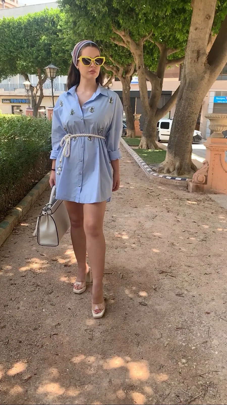 Camisa Azul Joya Luxury
