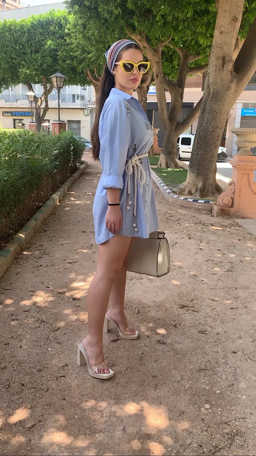 Camisa Azul Joya Luxury