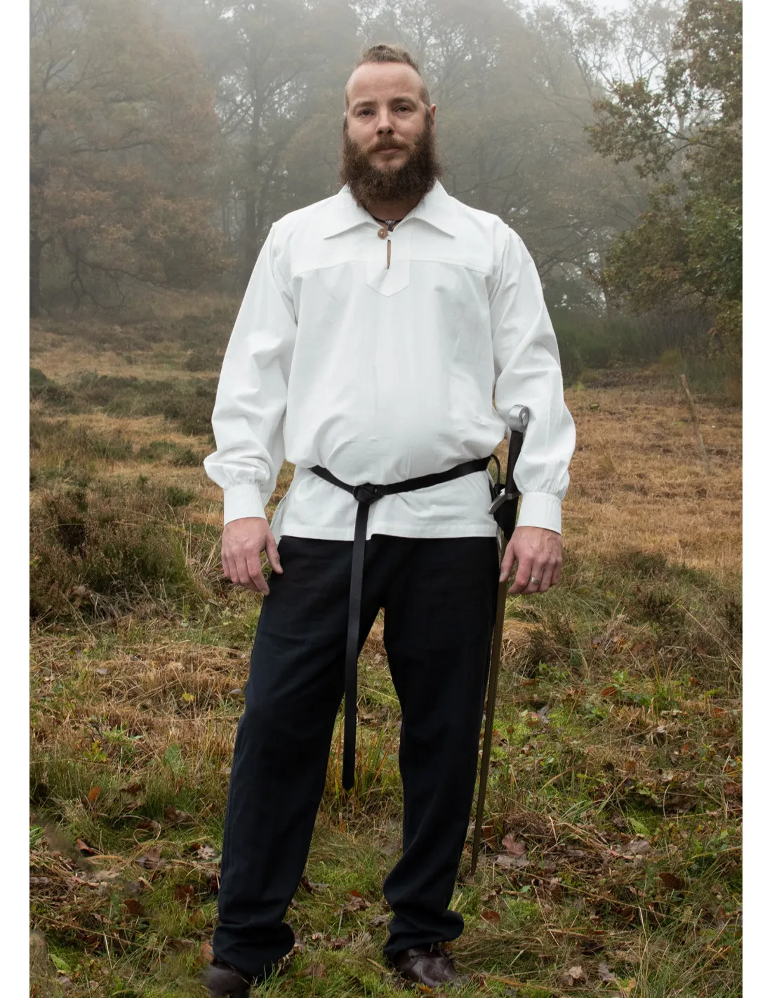 Camisa caballero medieval Gotz, blanco