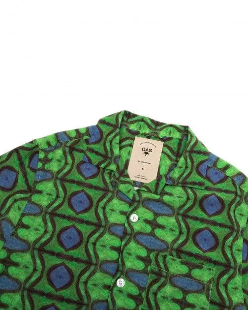 Camisa de manga corta OAS Emerald Blues Verde