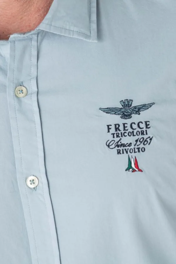 Camisa Hombre Aeronautica Militare Ca1248Ct3288 21286 Glacier Blue