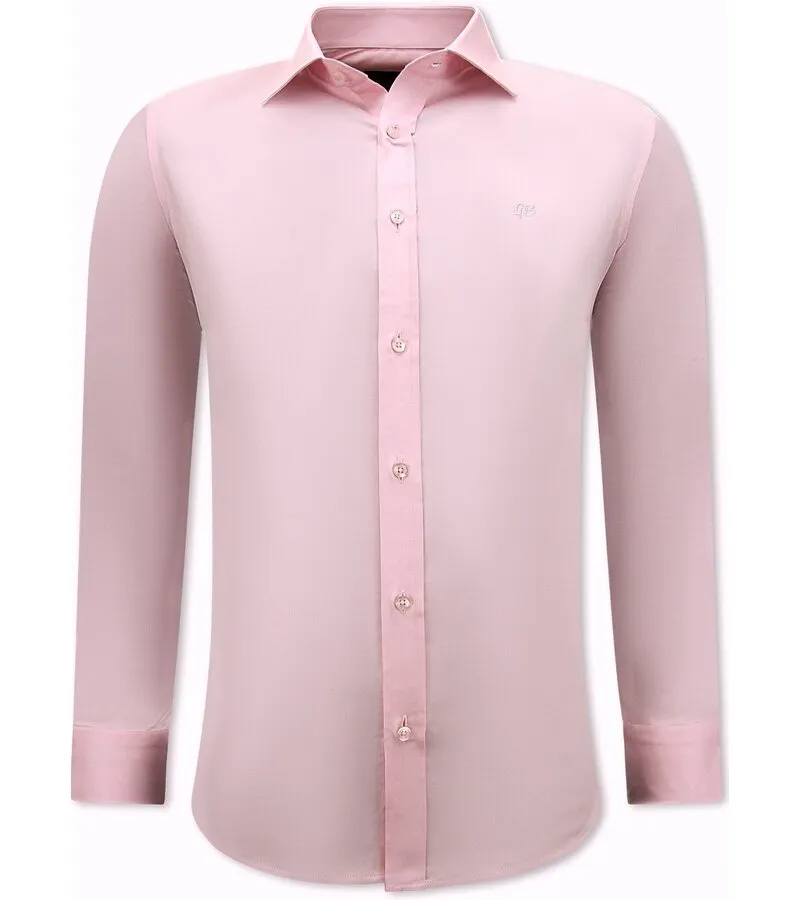 CAMISA NEAT SATIN PARA HOMBRE SLIM FIT  ROSA