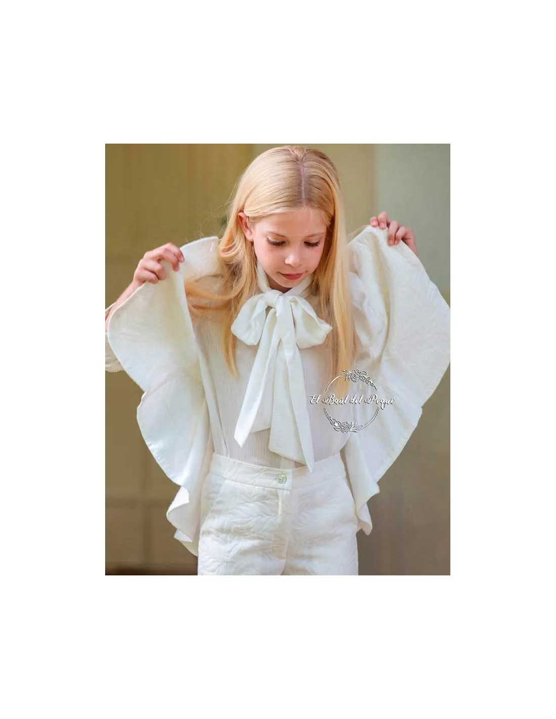Camisa Niña Ceremonia Nerea Manuela Montero