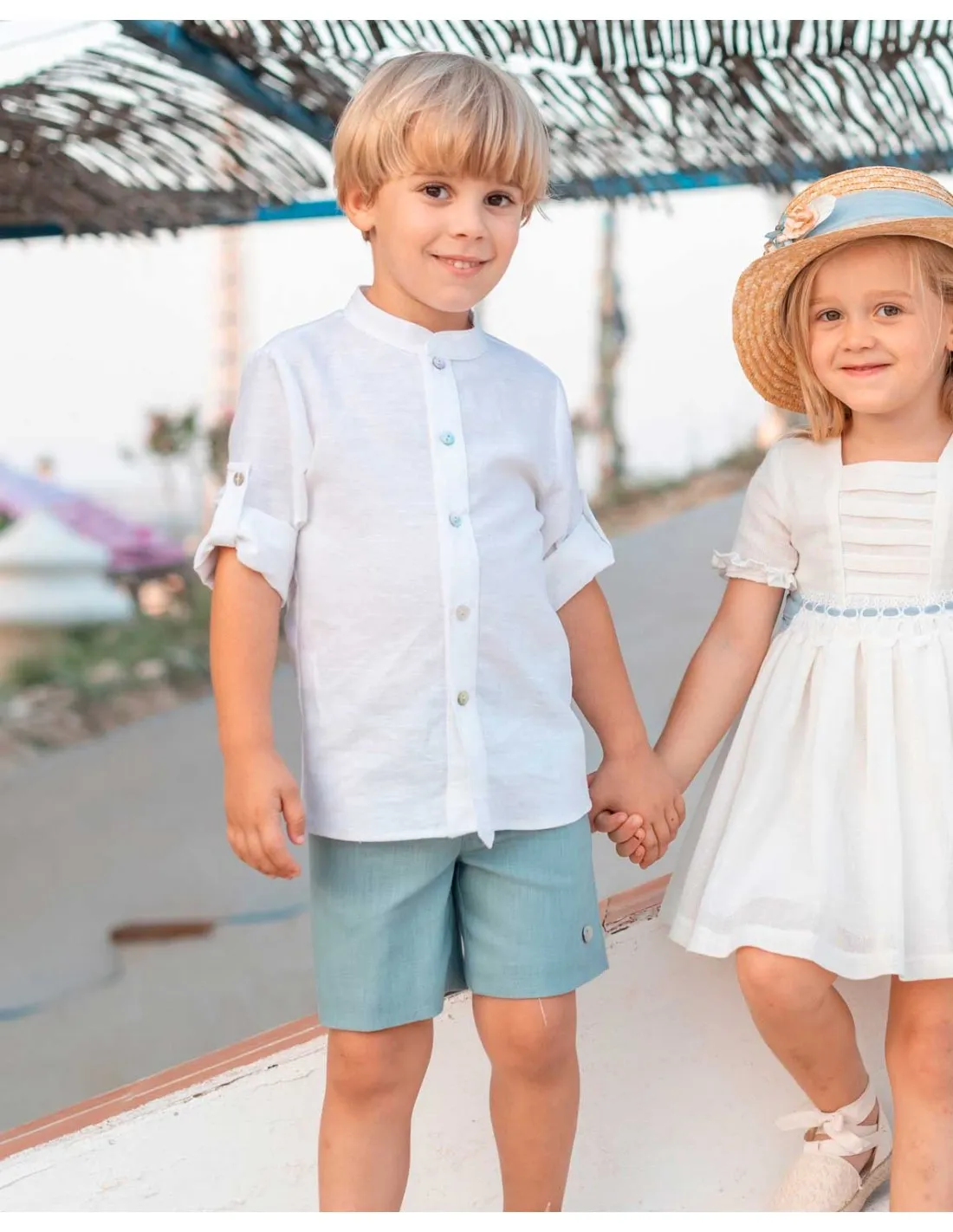 Camisa Niño Lino de Ceremonia Basmartí Moda Infantil