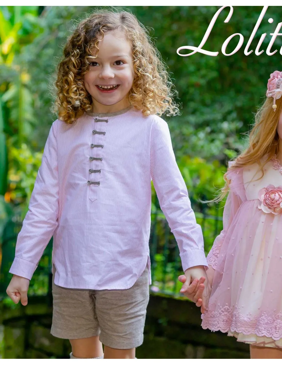 Camisa Niño Manga Larga Colección Venecia Lolittos Moda Infantil