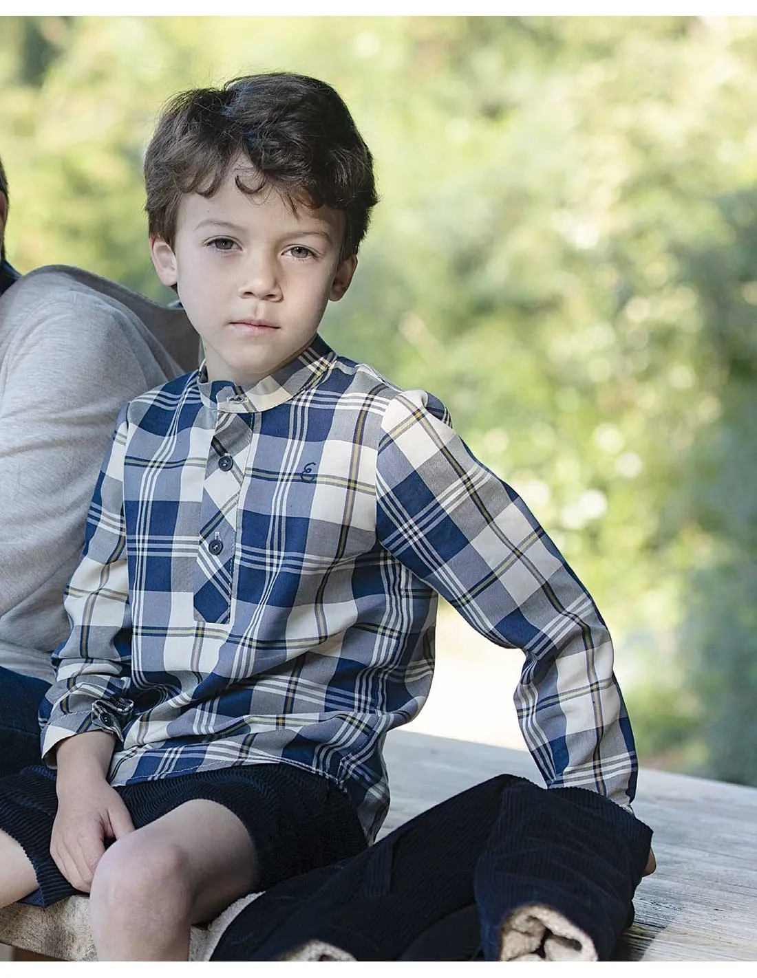 Camisa Niño Tartán Colección Marine Eve Children