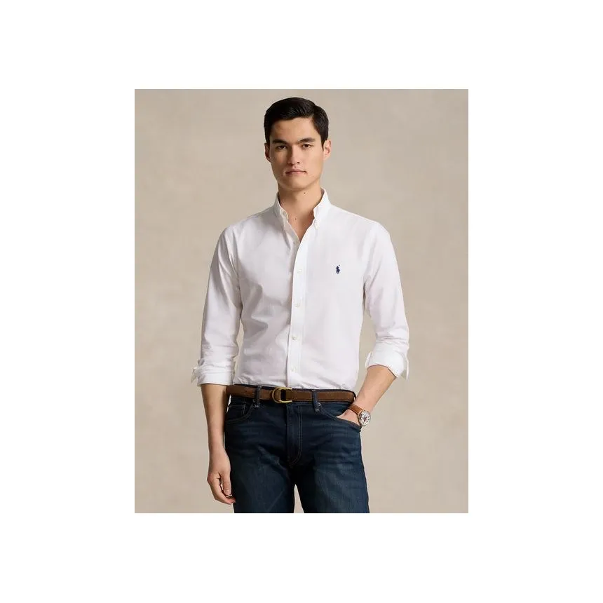 Camisa Polo Ralph Lauren Popelin Elástica Para Hom