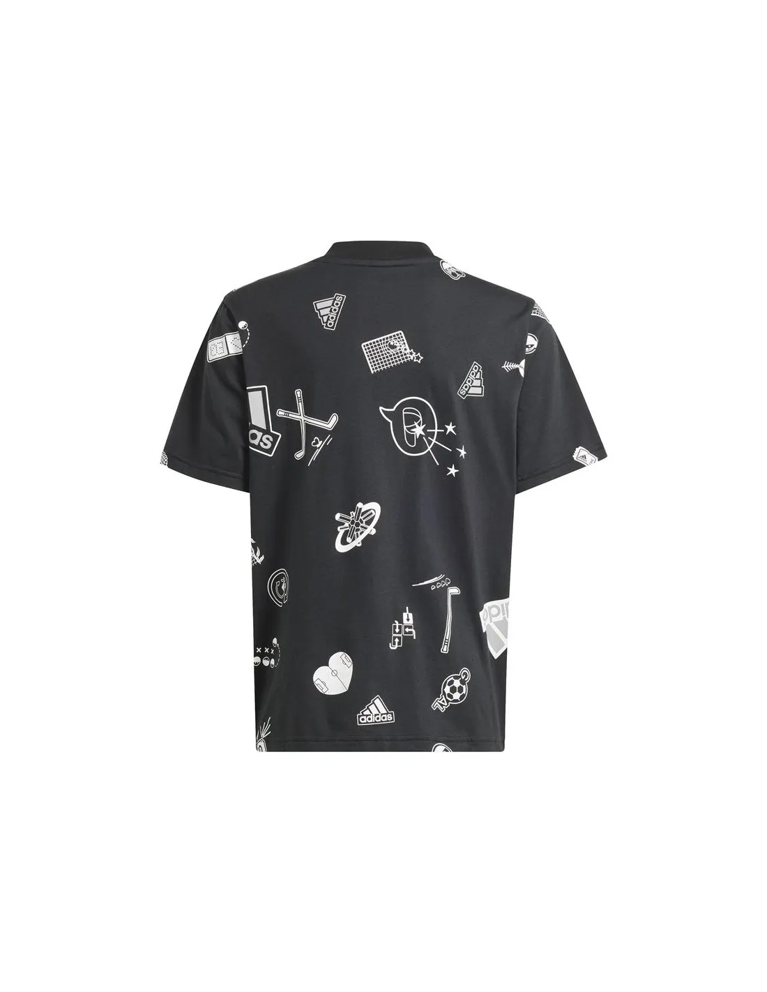 Camiseta adidas Bluv Infantil Negro