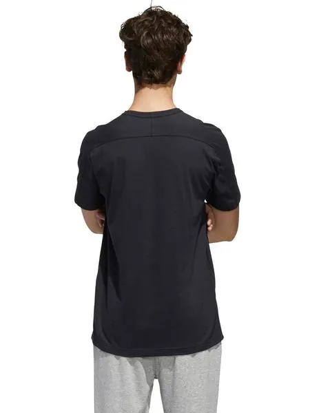 camiseta adidas negro hombre