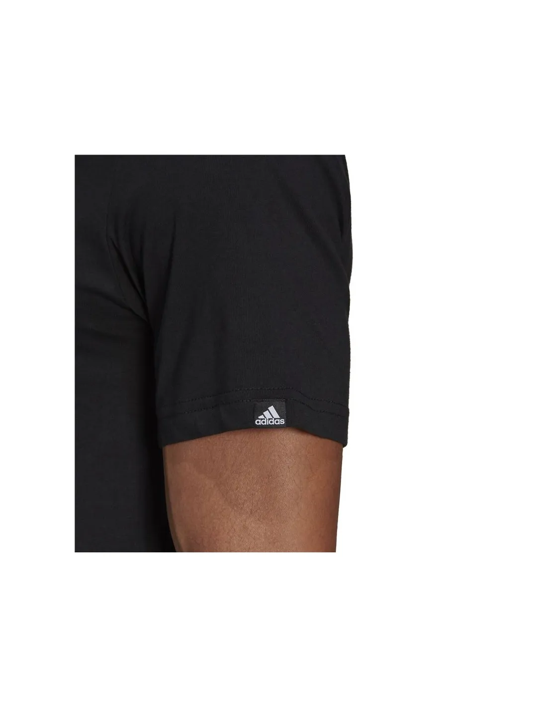 Camiseta adidas Race Flag Front & Back Graphic Negro