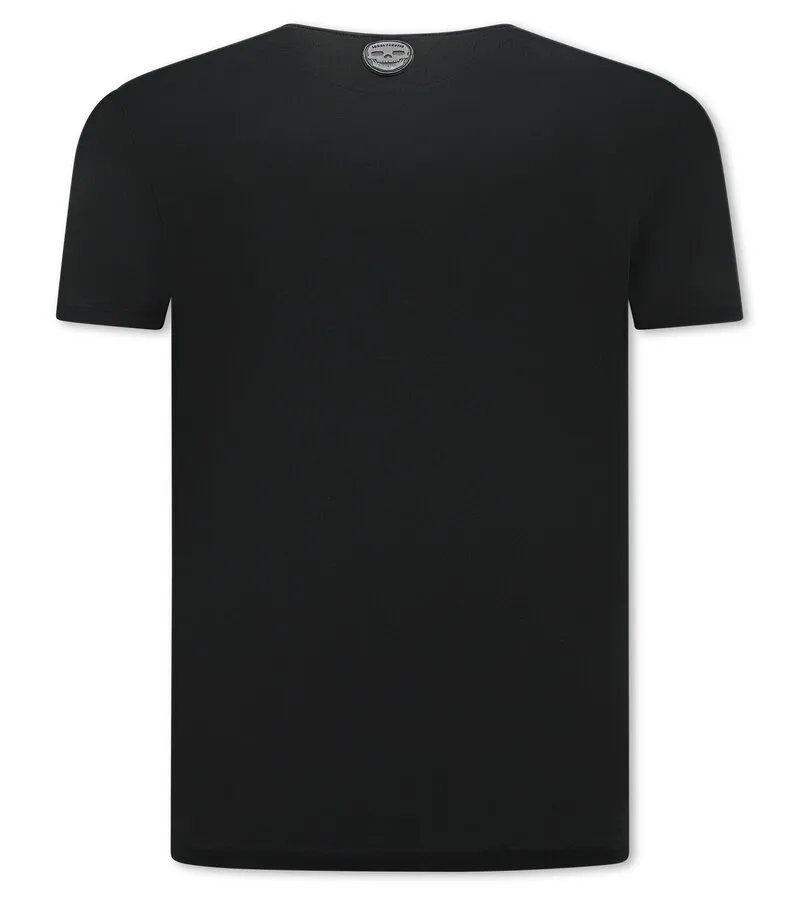 CAMISETA CHAPO GUZMAN PRISON BREAK HOMBRE  NEGRO