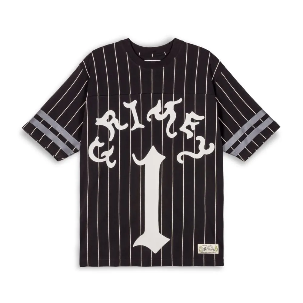 CAMISETA DE FOOTBALL GRIMEY CAUSING PANIC HEAVYWEIGHT  BLACK | SS24