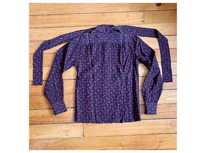 Camiseta de la orilla izquierda de Saint Laurent Multicolor 