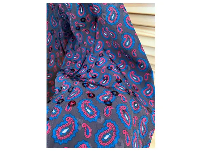 Camiseta de la orilla izquierda de Saint Laurent Multicolor 