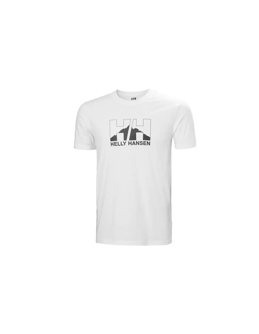 Camiseta de Montaña Helly Hansen Nord Graphic Hombre Blanco