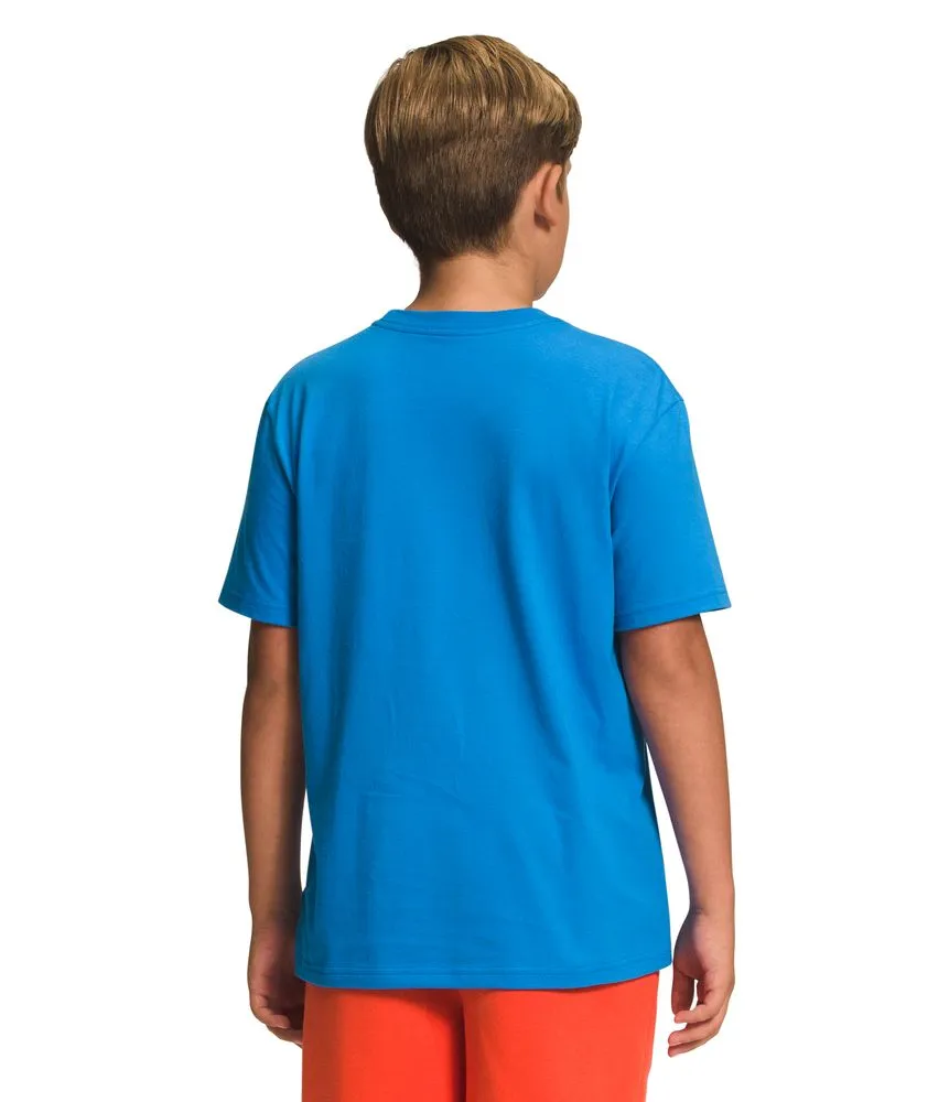 Camiseta Graphic Tee Manga Corta Azul Niño The North Face