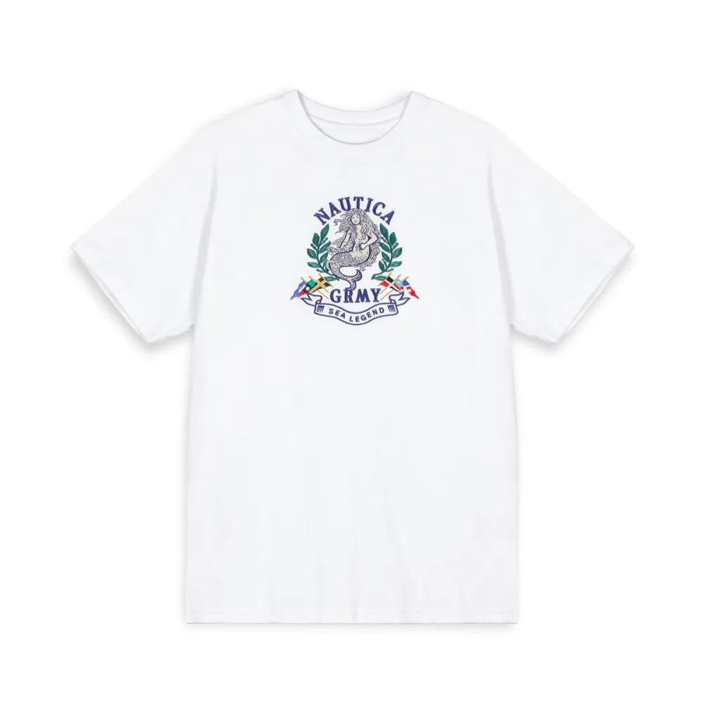 CAMISETA GRIMEY THE SEA LEGEND NAUTICA X GRMY  WHITE | SS24