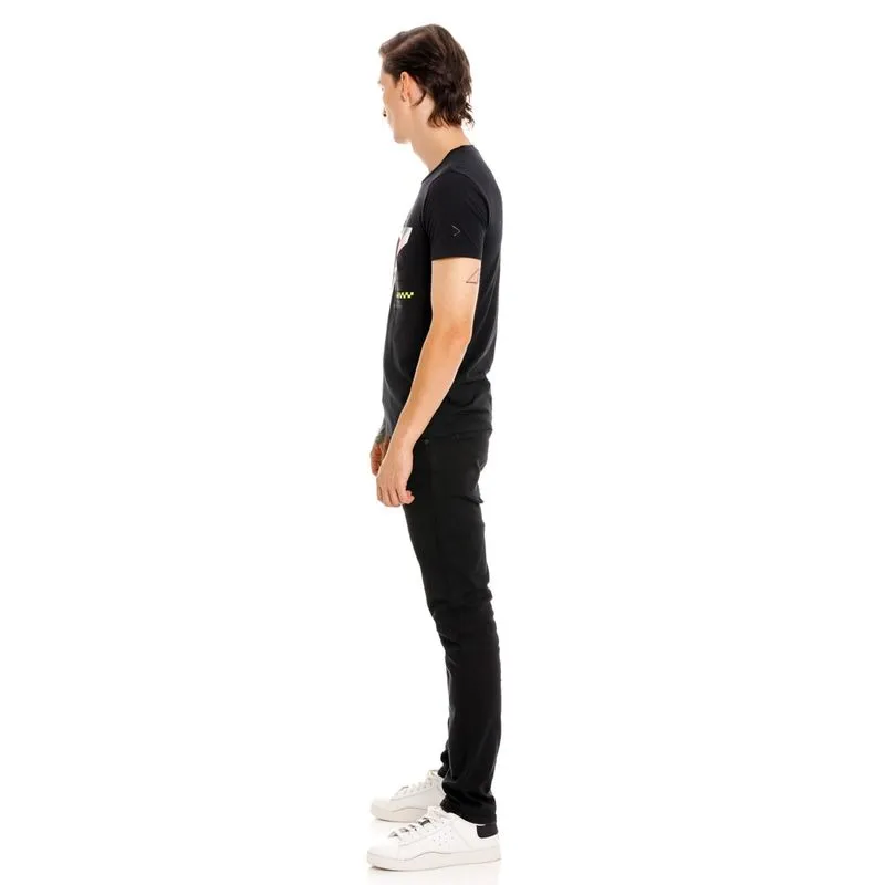 Camiseta Manga Corta Para Hombre Garment Dyed Single Replay