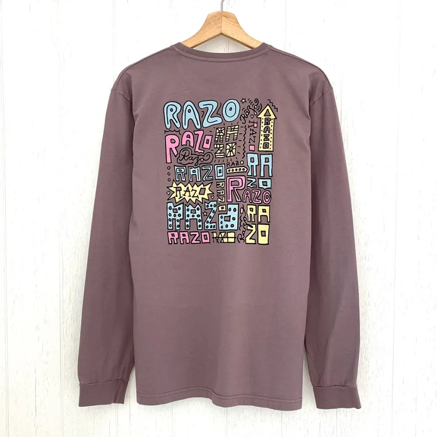 Camiseta Manga Larga Teiron Lettering Razo Unisex