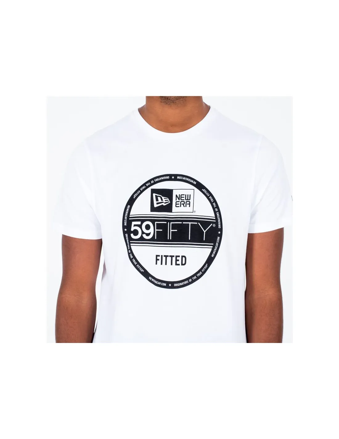 Camiseta New Era Essential Visor Sticker Blanco