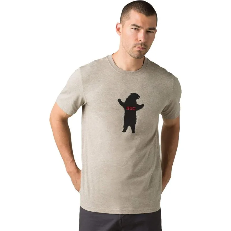Camiseta Prana Bear Squeeze Journeyman (Dark Khaki Heather) hombre