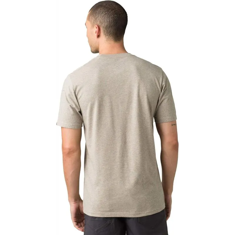 Camiseta Prana Bear Squeeze Journeyman (Dark Khaki Heather) hombre
