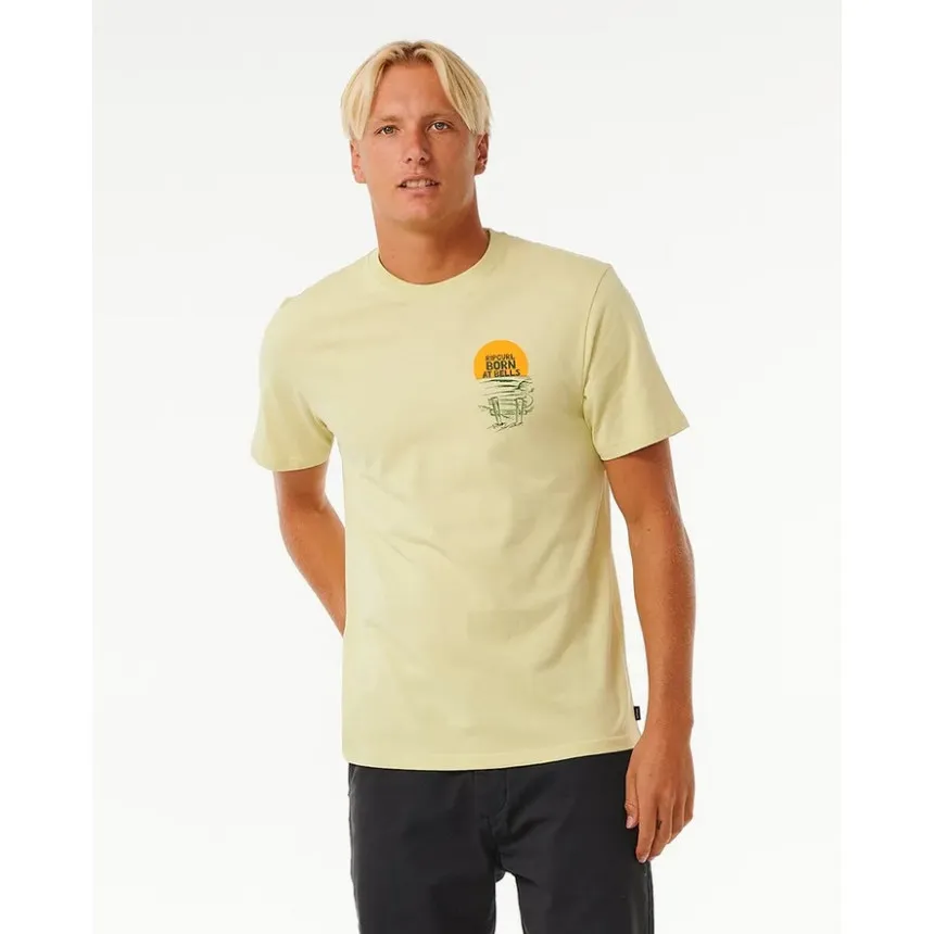 Camiseta Rip Curl Keep On Trucking Para Hombre