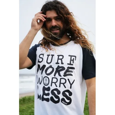 Camiseta Surf More Worry Less 