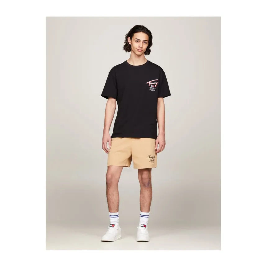 Camiseta Tommy Hilfiger 3D Street Signature Para Hombre