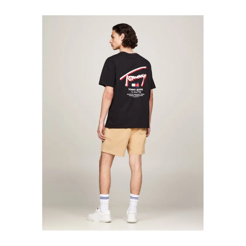 Camiseta Tommy Hilfiger 3D Street Signature Para Hombre