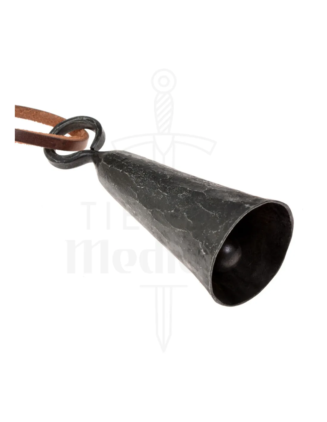 Campana medieval forjada en hierro, siglo X (13x4,5 cm.)
