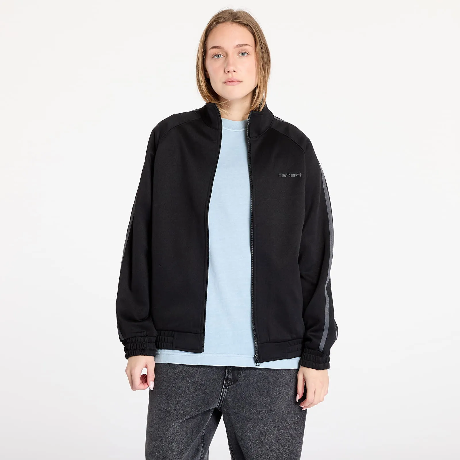 Carhartt WIP Sweatshirt Bolan Jacket UNISEX Black/ Graphite L