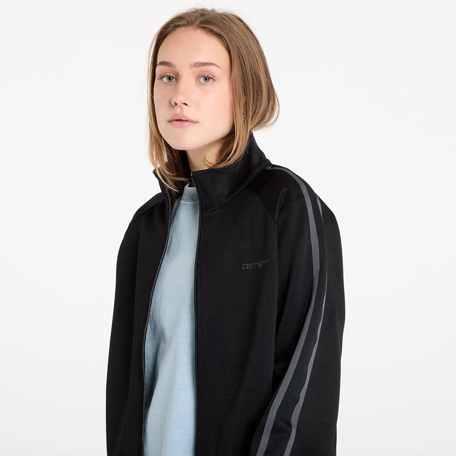 Carhartt WIP Sweatshirt Bolan Jacket UNISEX Black/ Graphite L