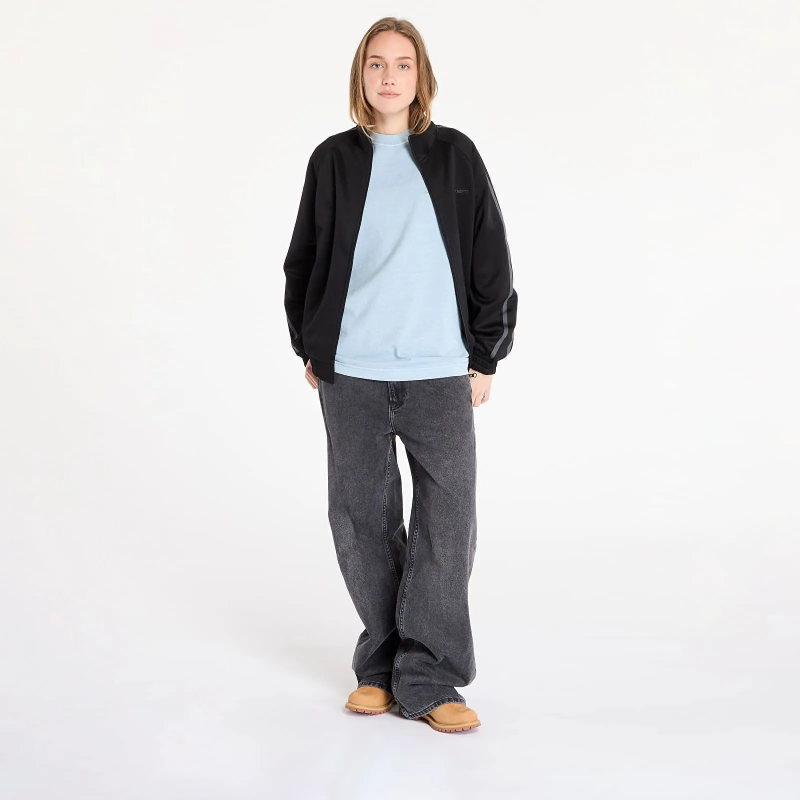Carhartt WIP Sweatshirt Bolan Jacket UNISEX Black/ Graphite L