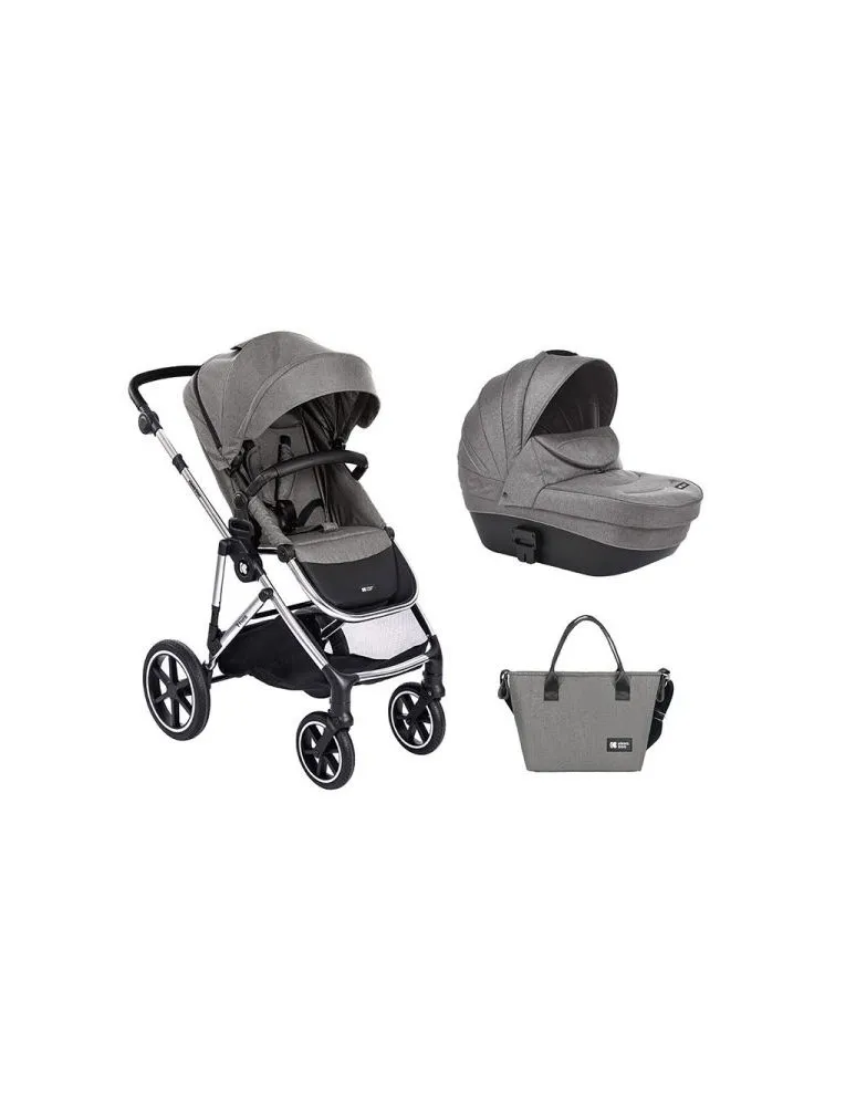 CARRO DUO THEA GRIS OSCURO KIKKABOO