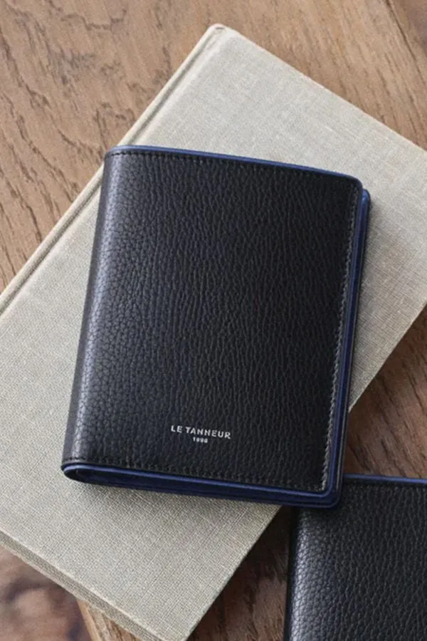 CARTERA HOMBRE LE TANNEUR TAUG3300Y41 NOIRLE BLEU