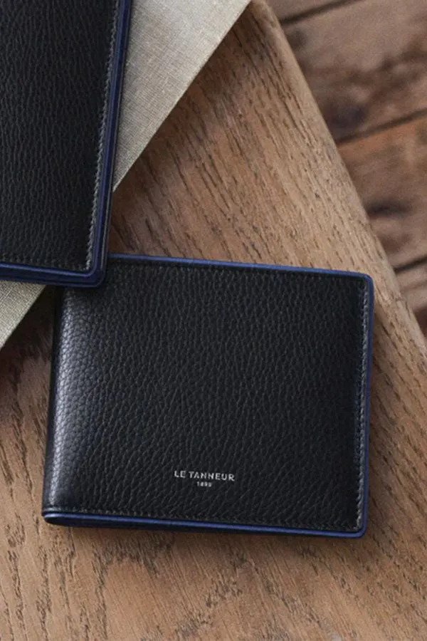 CARTERA HOMBRE LE TANNEUR TAUG3340Y41 NOIRLE BLEU