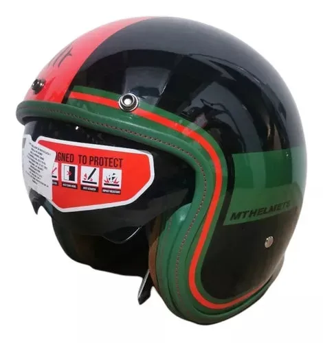 CASCO MT LE MANS ABIERTO RETRO VINTAGE CLASICO