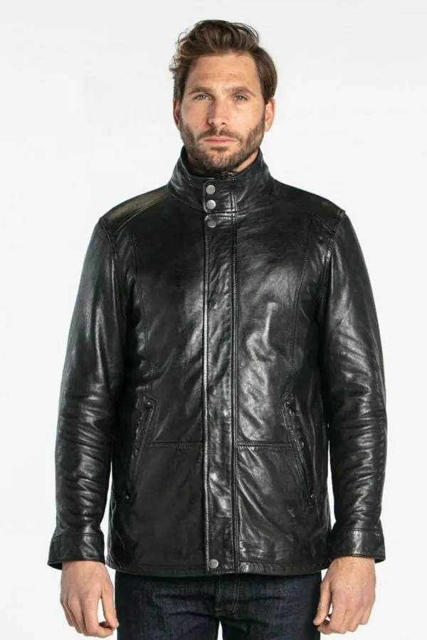 Cazadora Hombre Daytona Gloster Ic Lamb Zenith Black