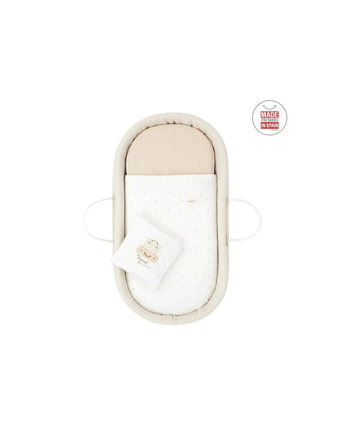 Cesto bebé de palma Sky beige de Cambrass